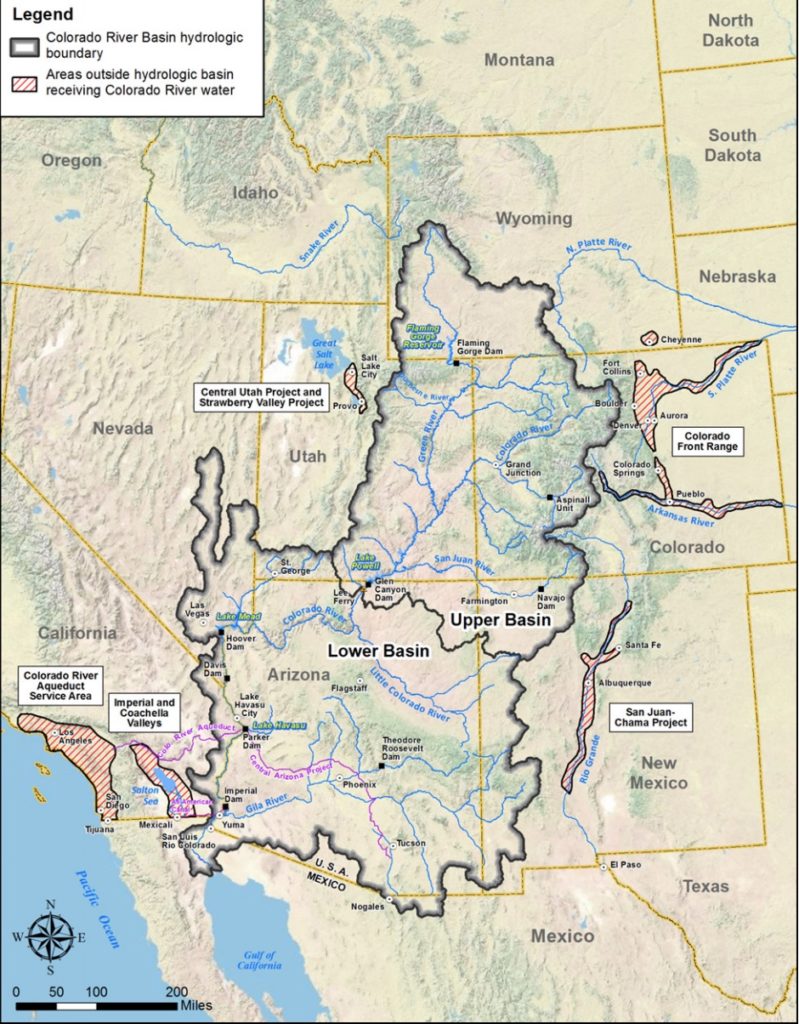 Why, in 1928, the Bureau of Reclamation treated Mexico as part of the ...